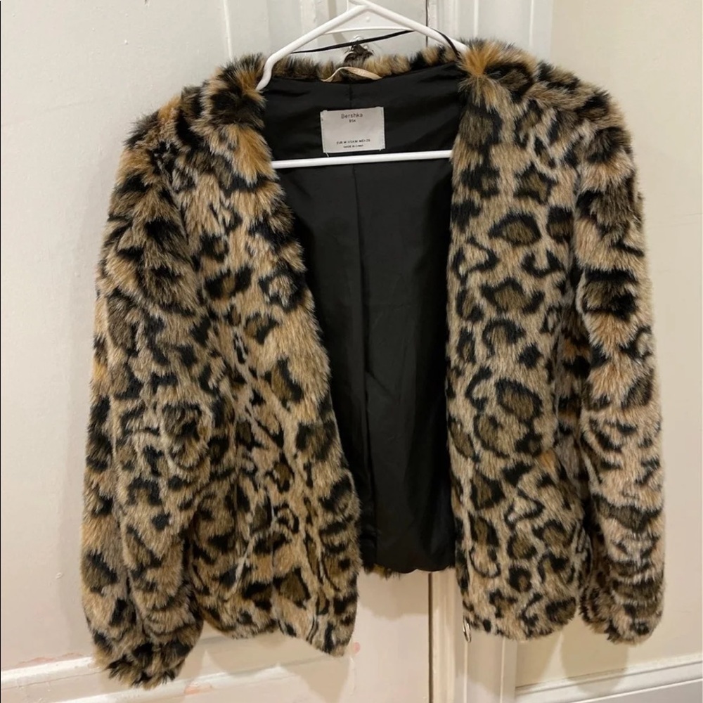 Bershka Faux Fur coat